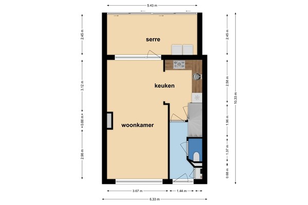 Medium property photo - Weissenbruchstraat 76, 4703 JW Roosendaal